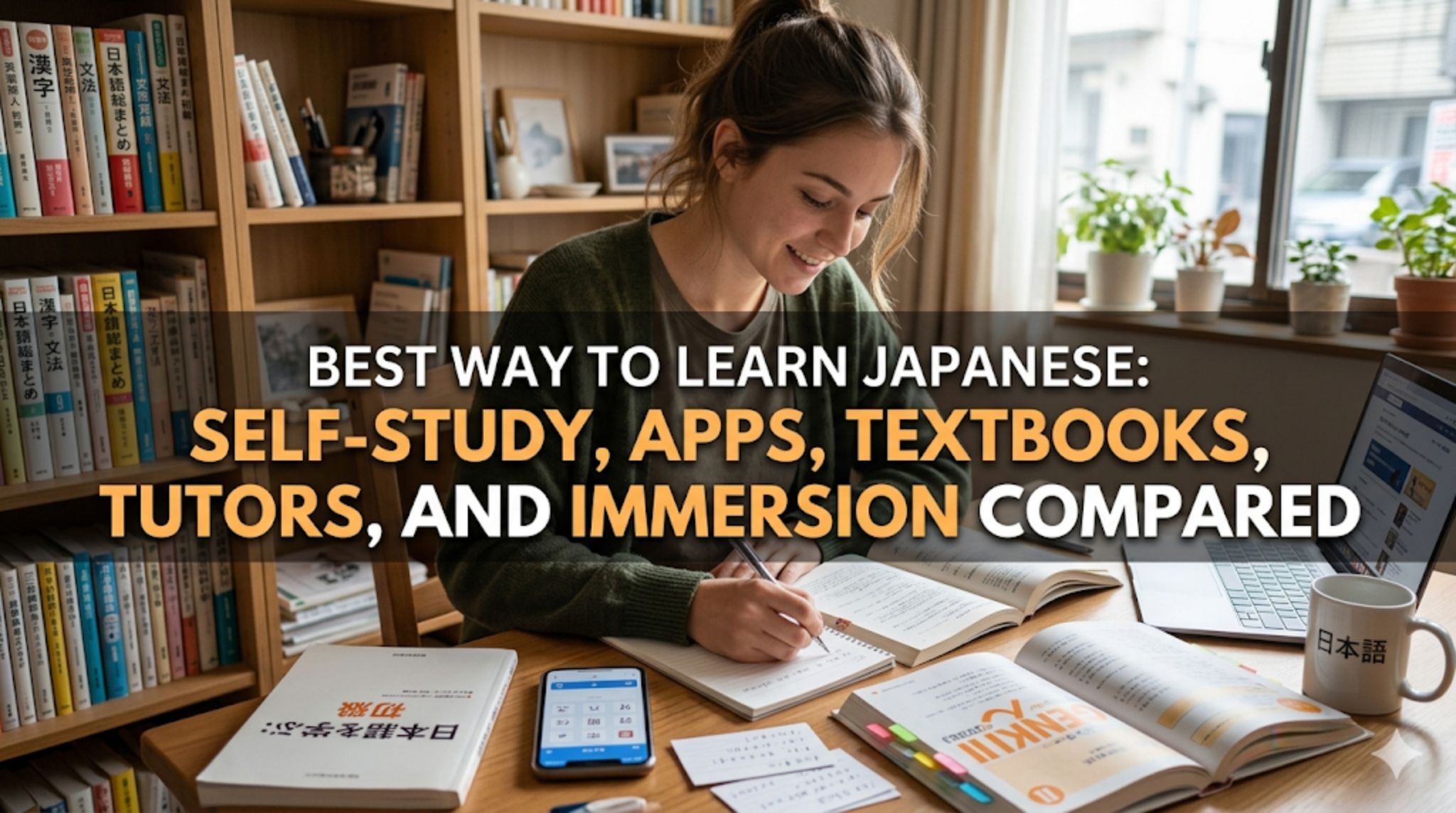 Best Way to Learn Japanese: Self-Study, Apps, Textbooks, Tutors, and Immersion Compared