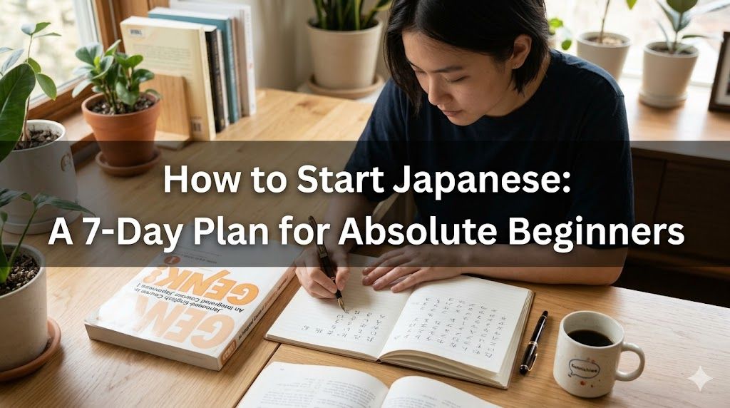 How to Start Japanese: A 7-Day Plan for Absolute Beginners